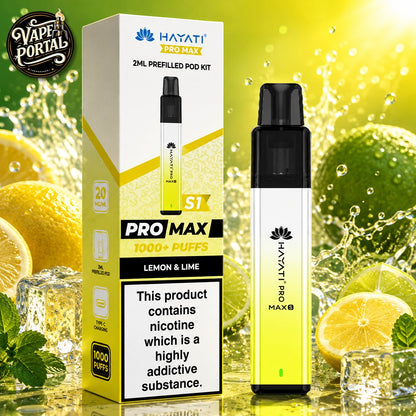 Hayati Pro Max S1 Prefilled Pod Kit Lemon Lime