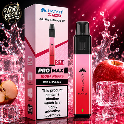 Hayati Pro Max S1 Prefilled Pod Kit Red Apple Ice