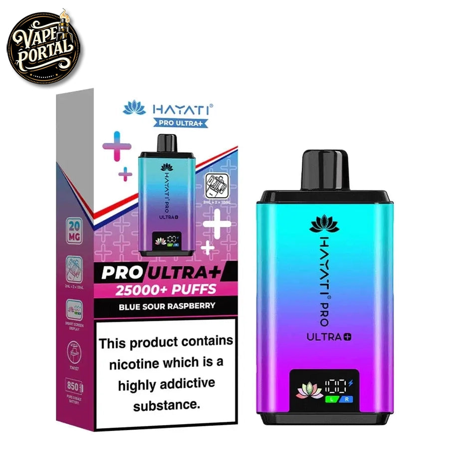 Hayati Pro Ultra Plus 25000 Prefilled Pod Kit Blue Sour Raspberry