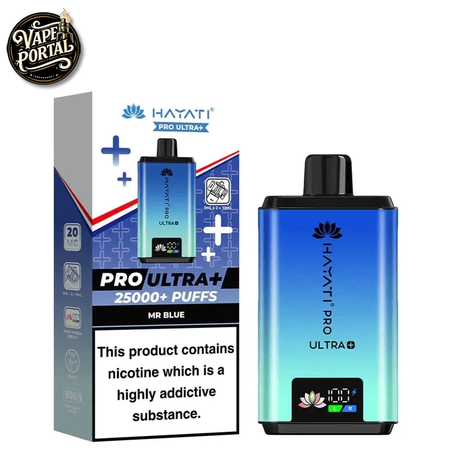 Hayati Pro Ultra Plus 25000 Prefilled Pod Kit Mr Blue 
