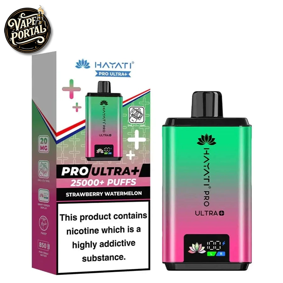 Hayati Pro Ultra Plus 25000 Prefilled Pod Kit Strawberry Watermelon