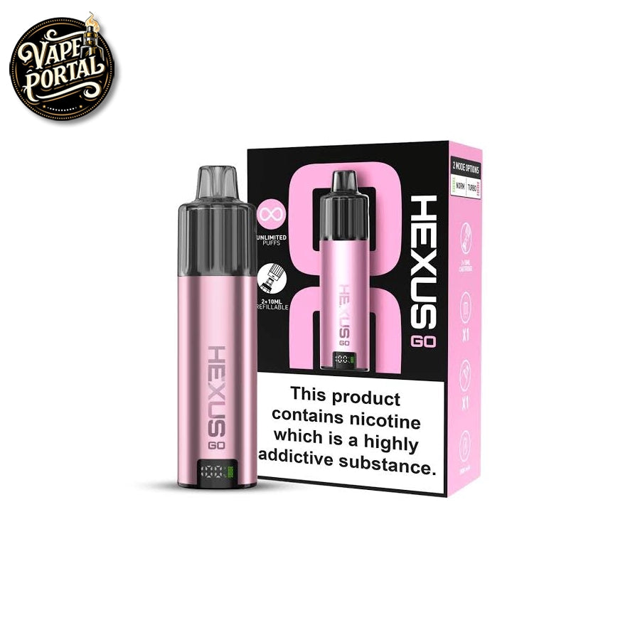 Hexus Go 2+10 Vape Pod Kit Pink
