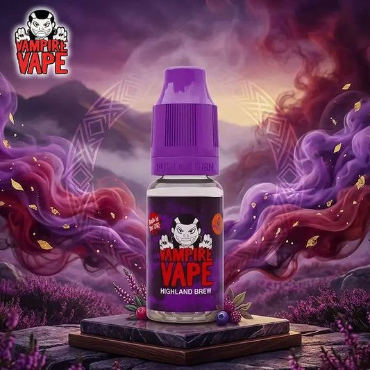 Highland Brew Freebase Vape Juice 10ml | Vampire Vape