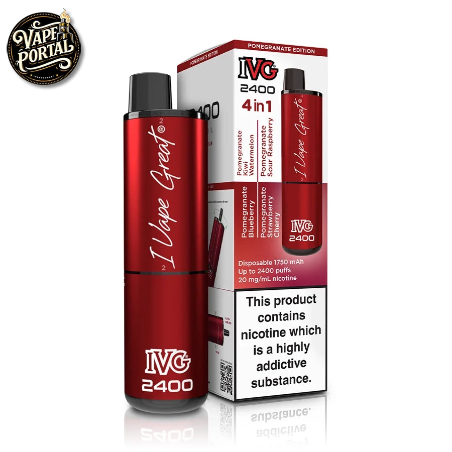 IVG 4 In 1 2400 Puffs Pod Kit Mango Edition