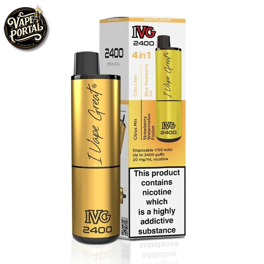 IVG 4 In 1 2400 Puffs Pod Kit Summer Edition