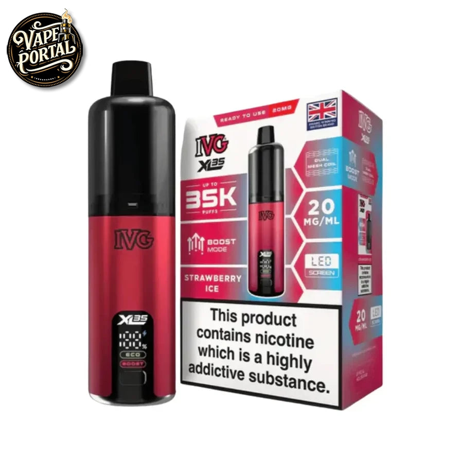 IVG XL 35K Prefilled Pod Kit Strawberry Ice
