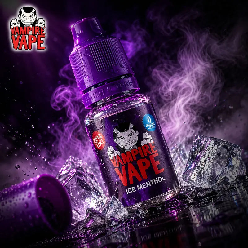 Ice Menthol Freebase Vape Juice 10ml | Vampire Vape