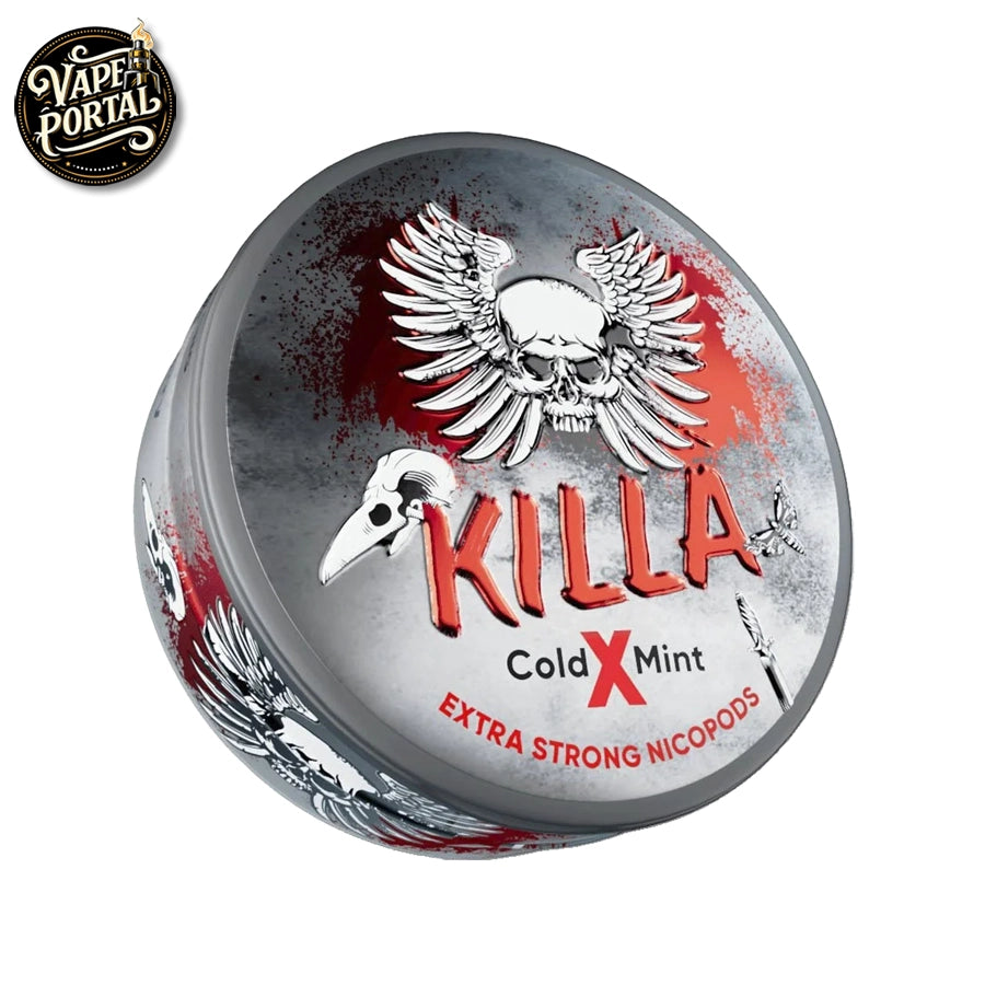 Killa Extra Strong Nicotine Pouches 50 MG Cold X Mint