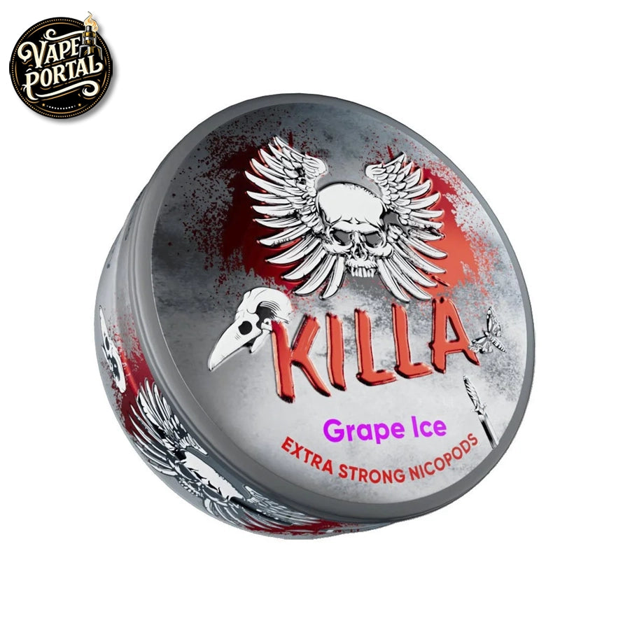 Killa Extra Strong Nicotine Pouches 50 MG Grape Ice