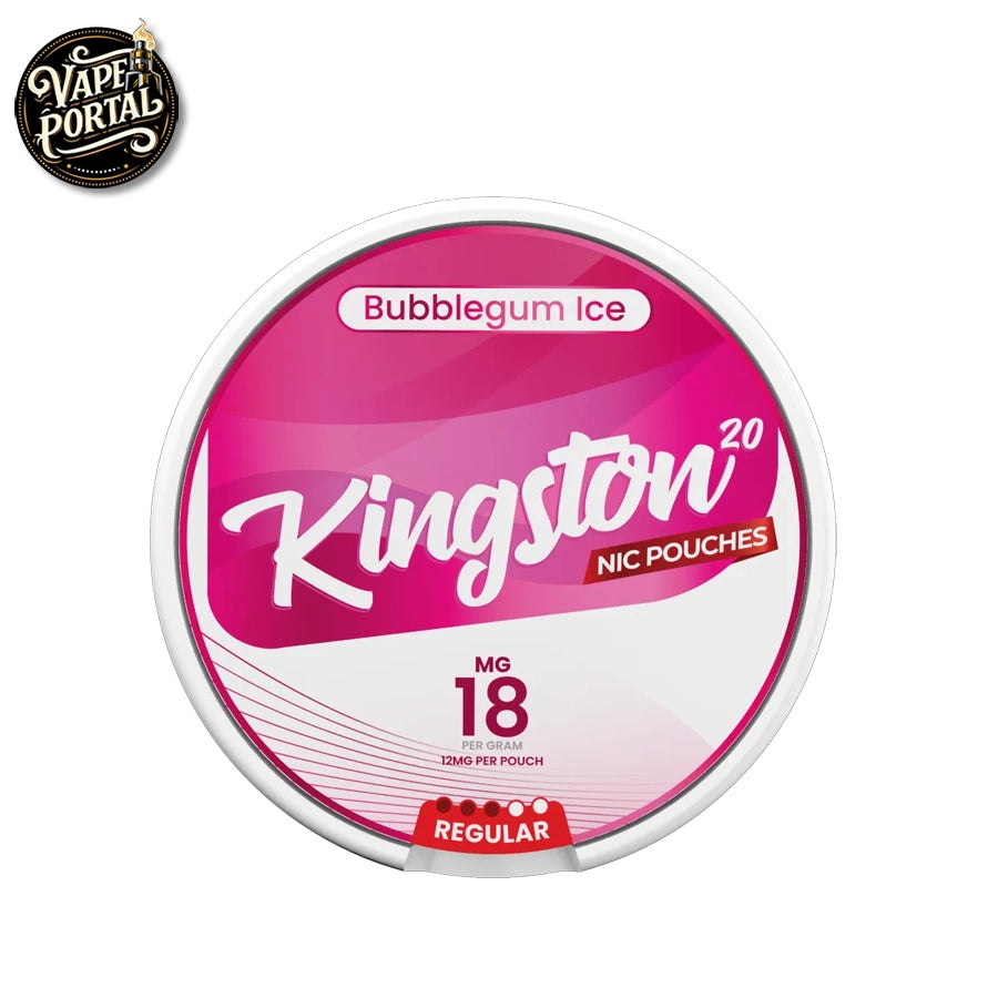 Kingston Nicotine Pouches 18mg Bubblegum Ice