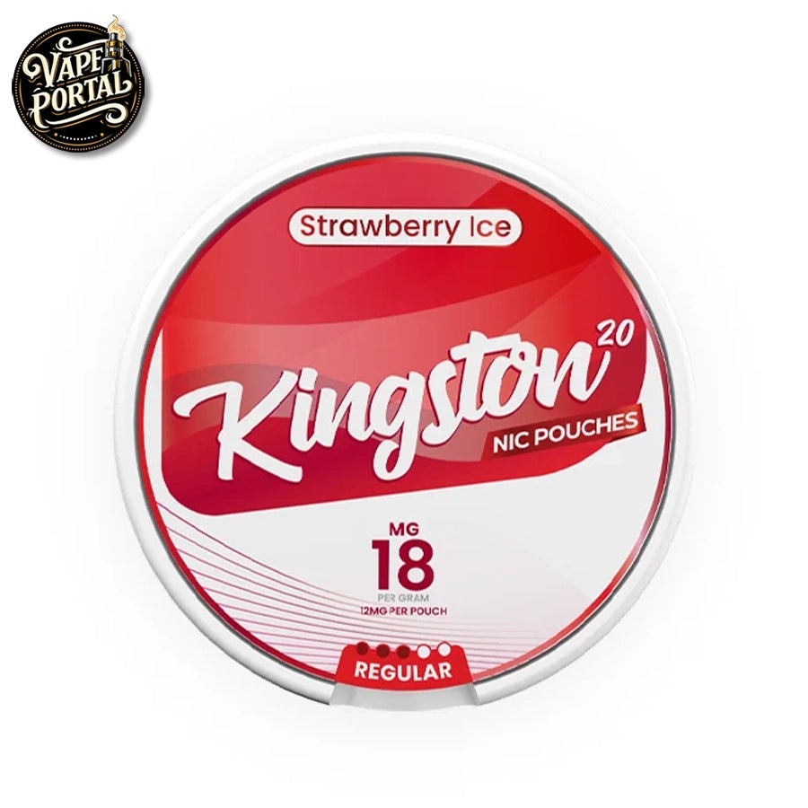 Kingston Nicotine Pouches 18mg Strawberry Ice