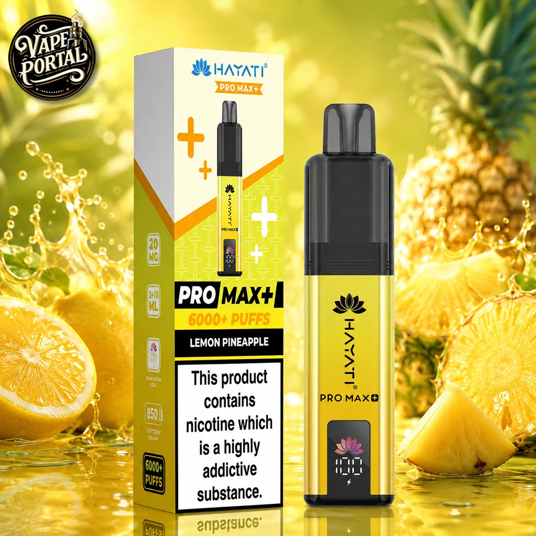 Hayati Pro Max+ 6000 Puffs Lemon Pineapple