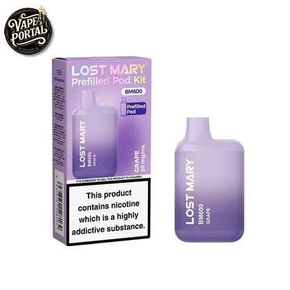 Lost Mary BM600 Prefilled pod Kit Grape