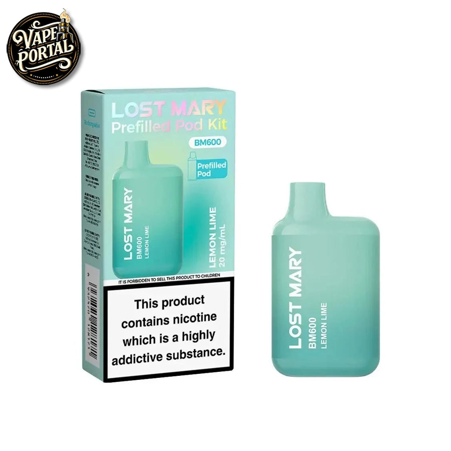 Lost Mary BM600 Prefilled pod Kit Lemon Lime