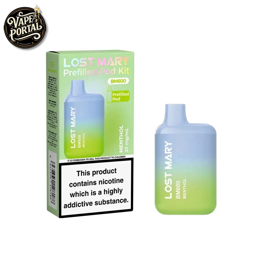 Lost Mary BM600 Prefilled pod Kit Menthol