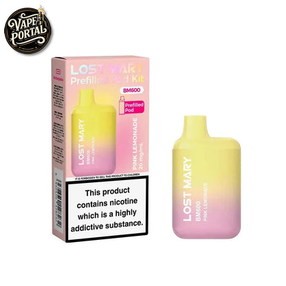 Lost Mary BM600 Prefilled pod Kit Pink Lemonade