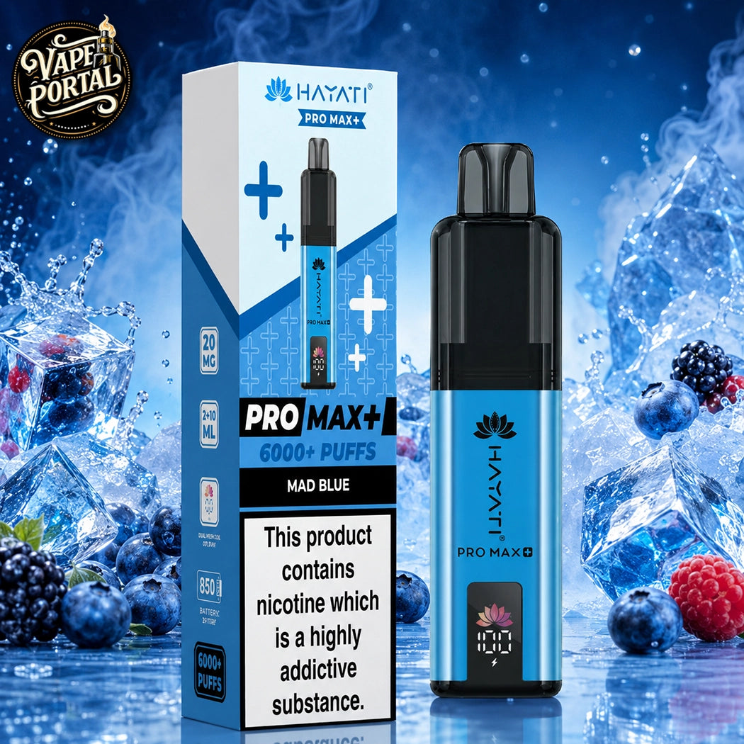 Hayati Pro Max+ 6000 Puffs Mad Blue