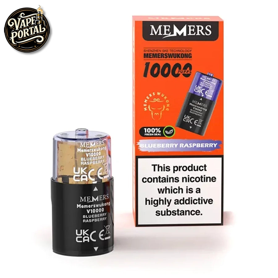 Memers 10k Refill Pods Blueberry Raspberry