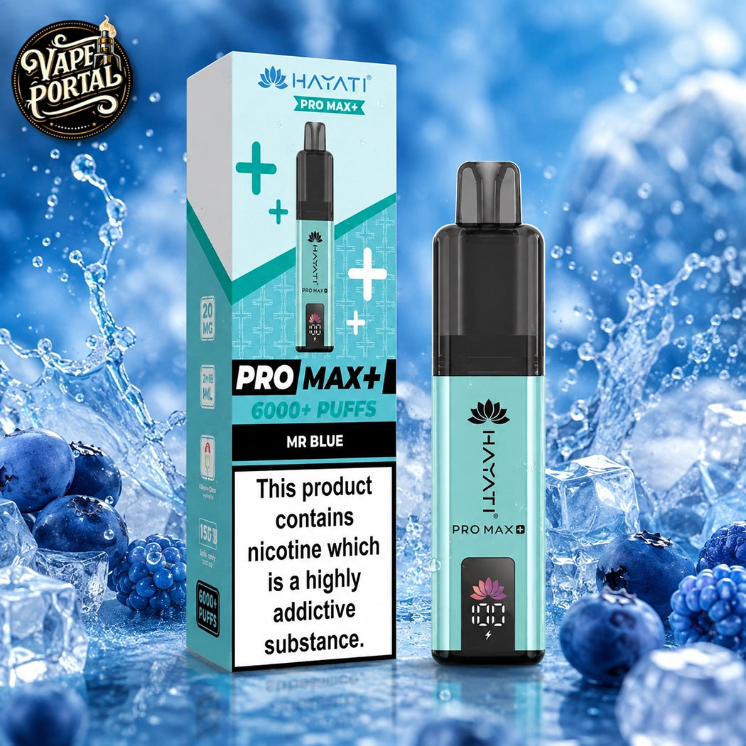 Hayati Pro Max+ 6000 Puffs Mr Blue