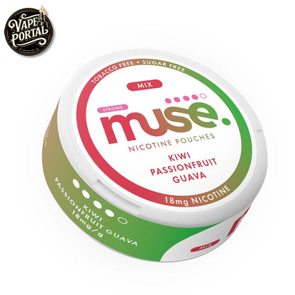 Muse Nicotine Pouches (SNUS) 18mg Kiwi Passionfruit Guava