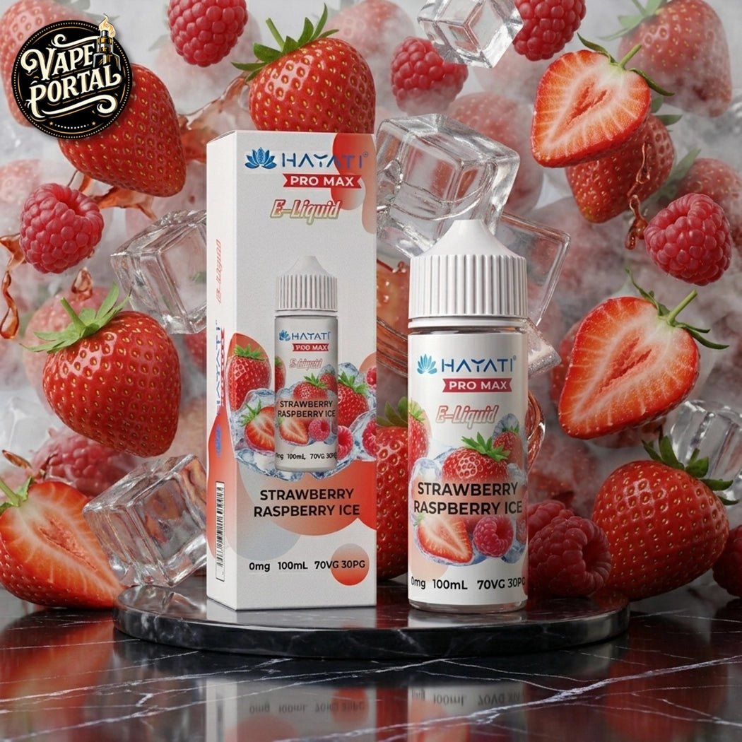 Hayati Pro Max Nic Salts 10ml Strawberry Raspberry Ice