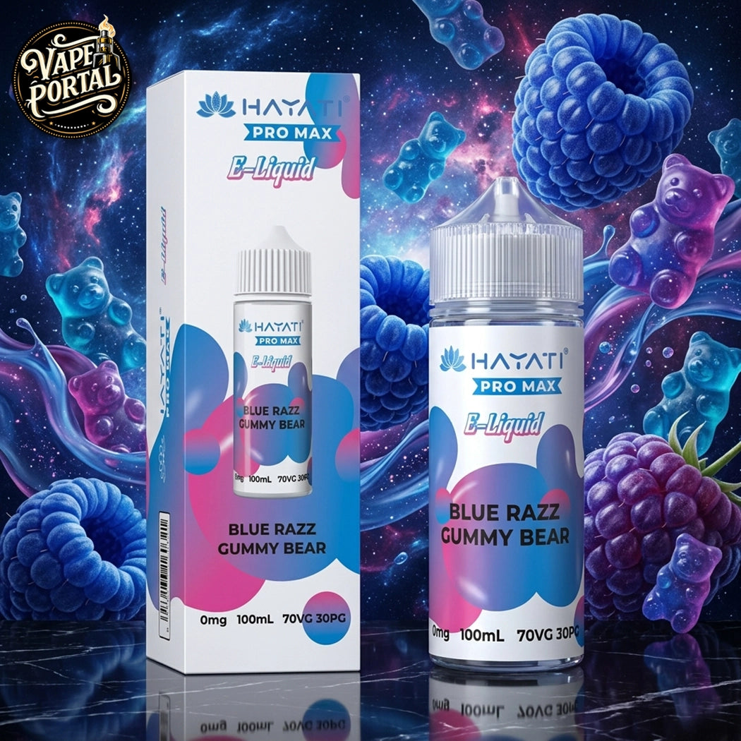 Hayati Pro Max Nic Salts 10ml Blue Razz Gummy Bear