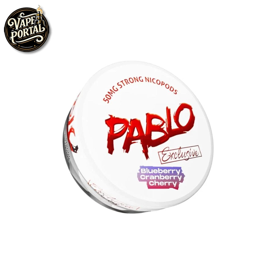 Pablo Exclusive Snus 50mg Nicotine Pouches Blueberry Cranberry Cherry