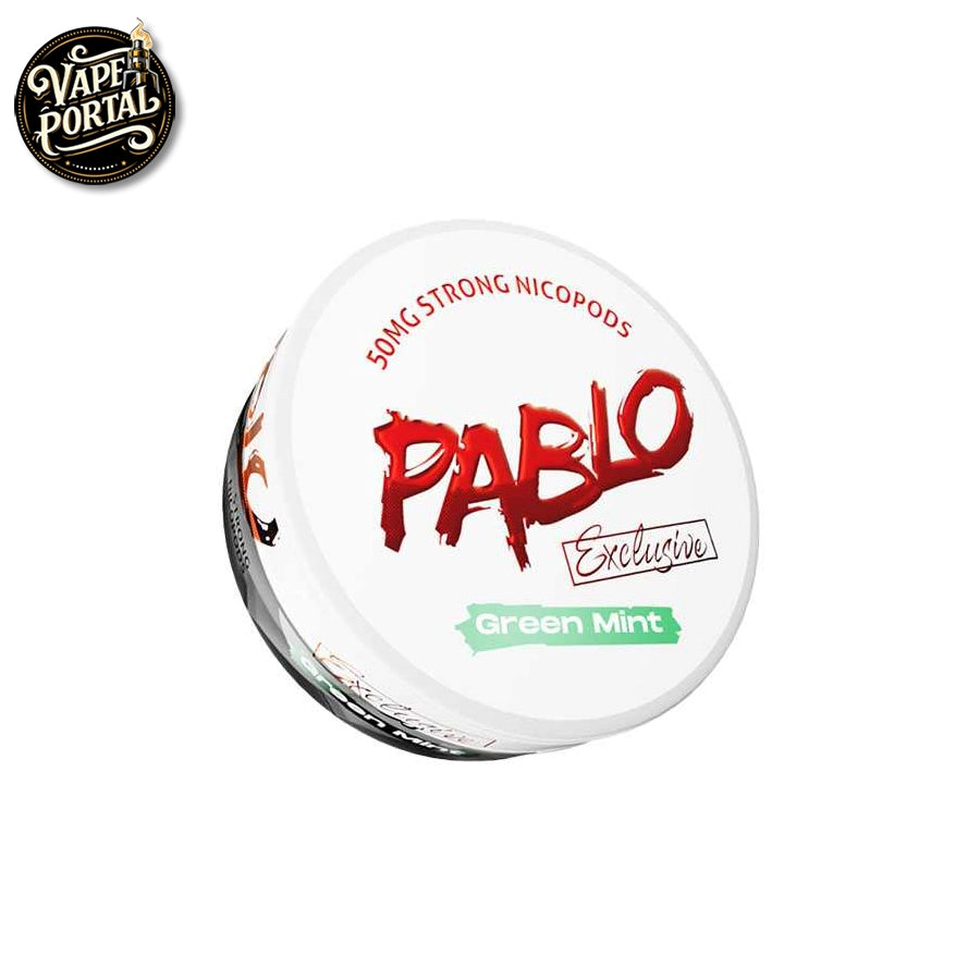 Pablo Exclusive Snus 50mg Nicotine Pouches Green Mint