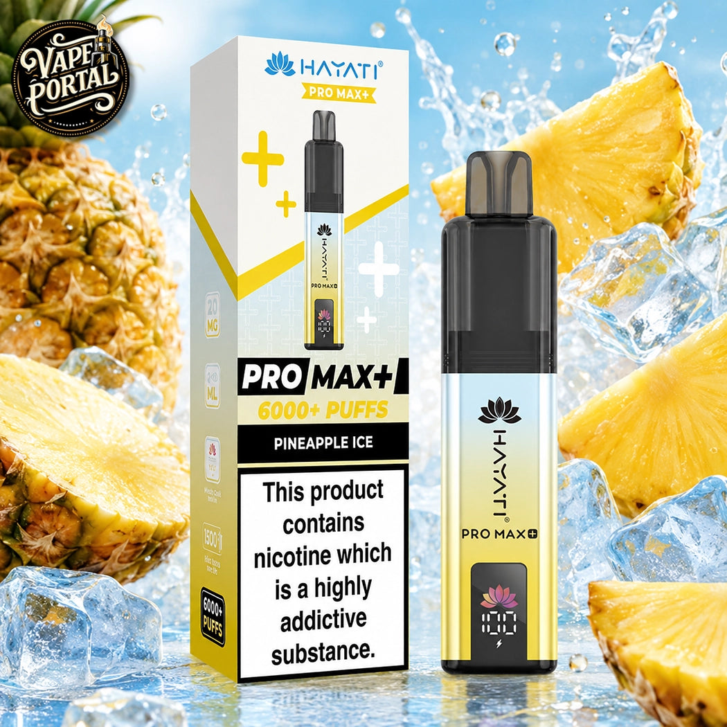 Hayati Pro Max+ 6000 Puffs Pineapple Ice