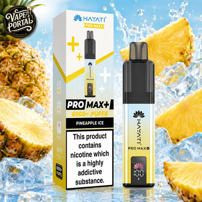 Hayati Pro Max+ 6000 Puffs Pineapple Ice