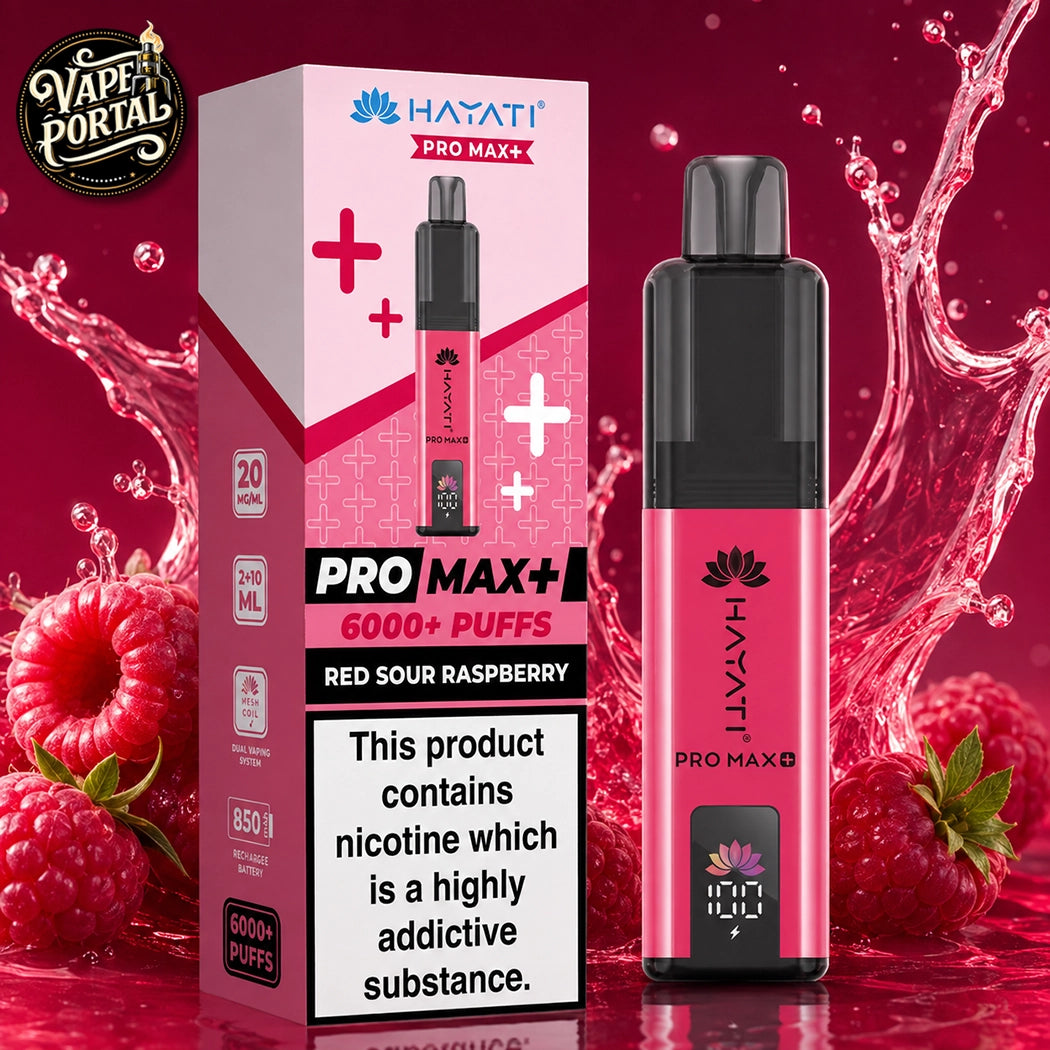Hayati Pro Max+ 6000 Puffs Red Sour Raspberry