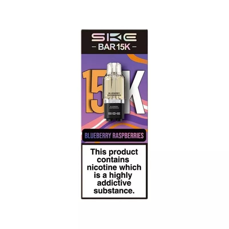SKE Bar 15K Refill/Replacement Pod Blueberry Raspberries