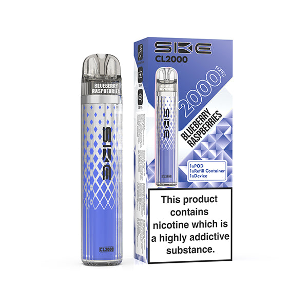 SKE CL2000 Prefilled Pod Kit Blueberry Raspberries