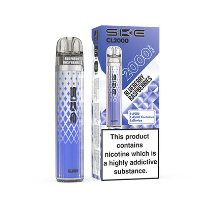 SKE CL2000 Prefilled Pod Kit Blueberry Raspberries