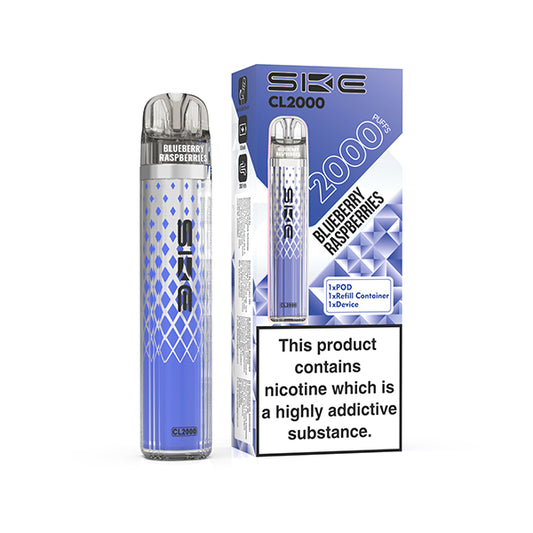 SKE CL2000 Prefilled Pod Kit Blueberry Raspberries