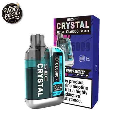SKE Crystal CL6000 Prefilled Vape Kit Berry Medley