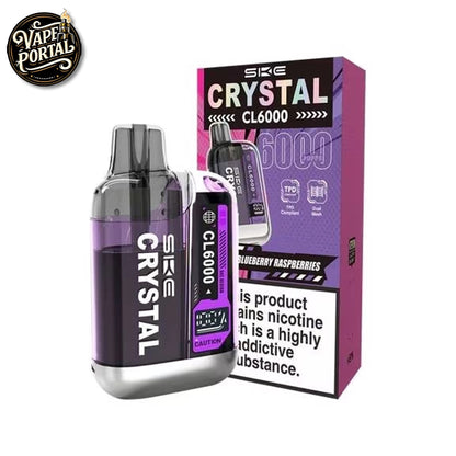 SKE Crystal CL6000 Prefilled Vape Kit Blueberry Raspberries