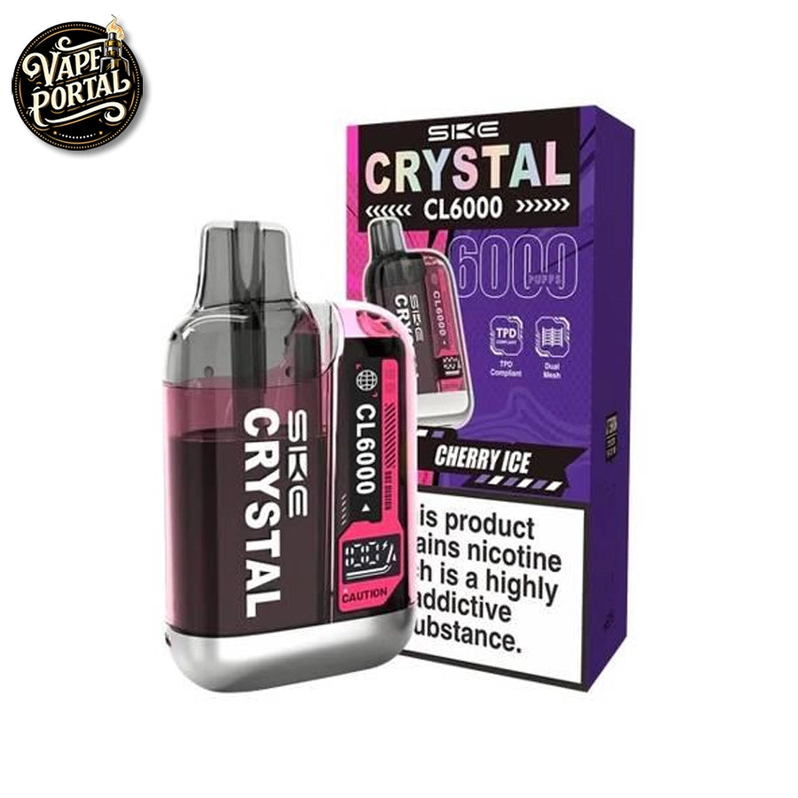 SKE Crystal CL6000 Prefilled Vape Kit Cherry Ice