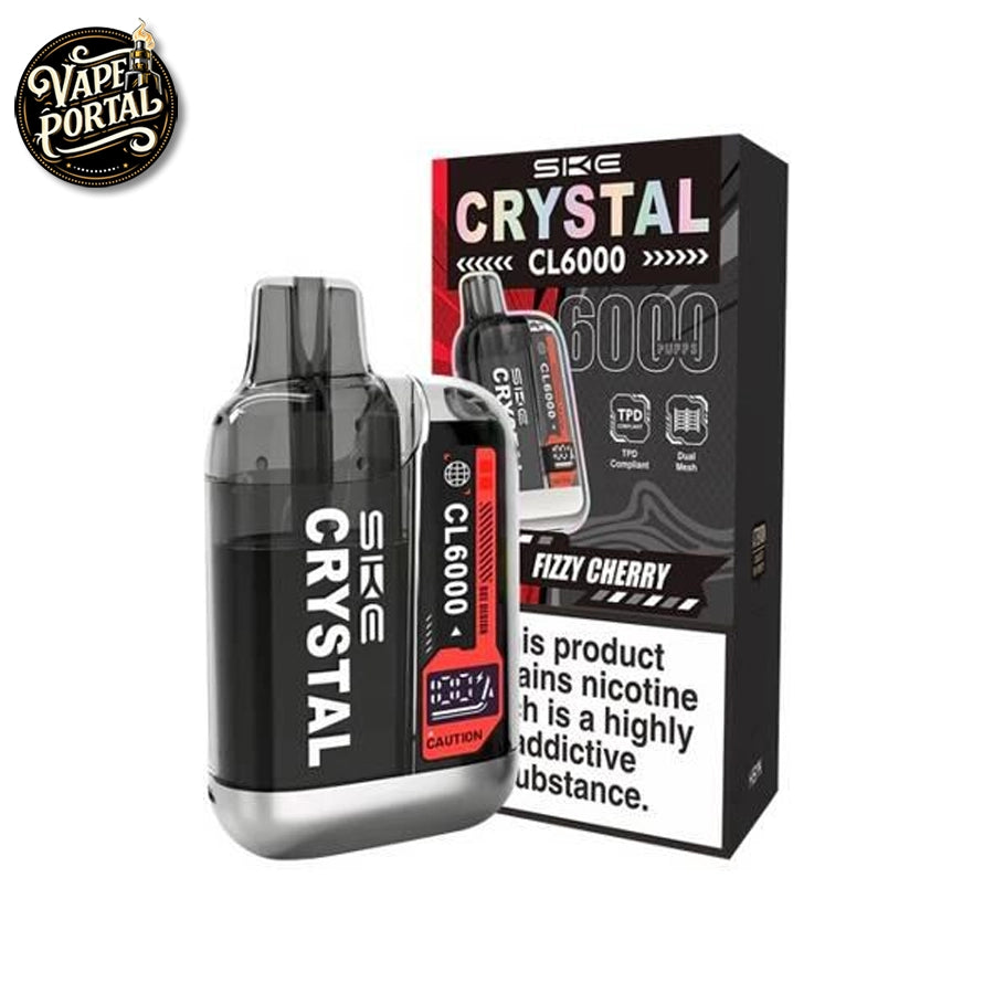 SKE Crystal CL6000 Prefilled Vape Kit Fizzy Cherry