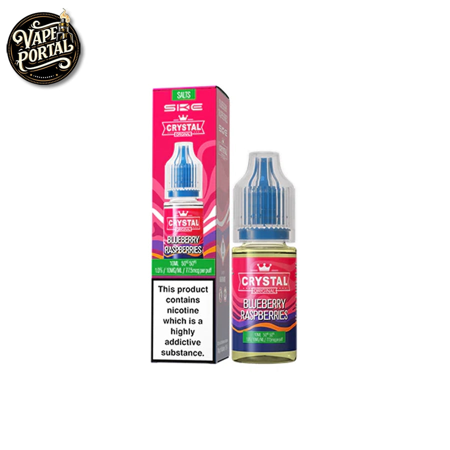 SKE Crystal Nic Salts Blue Blueberry Raspberries