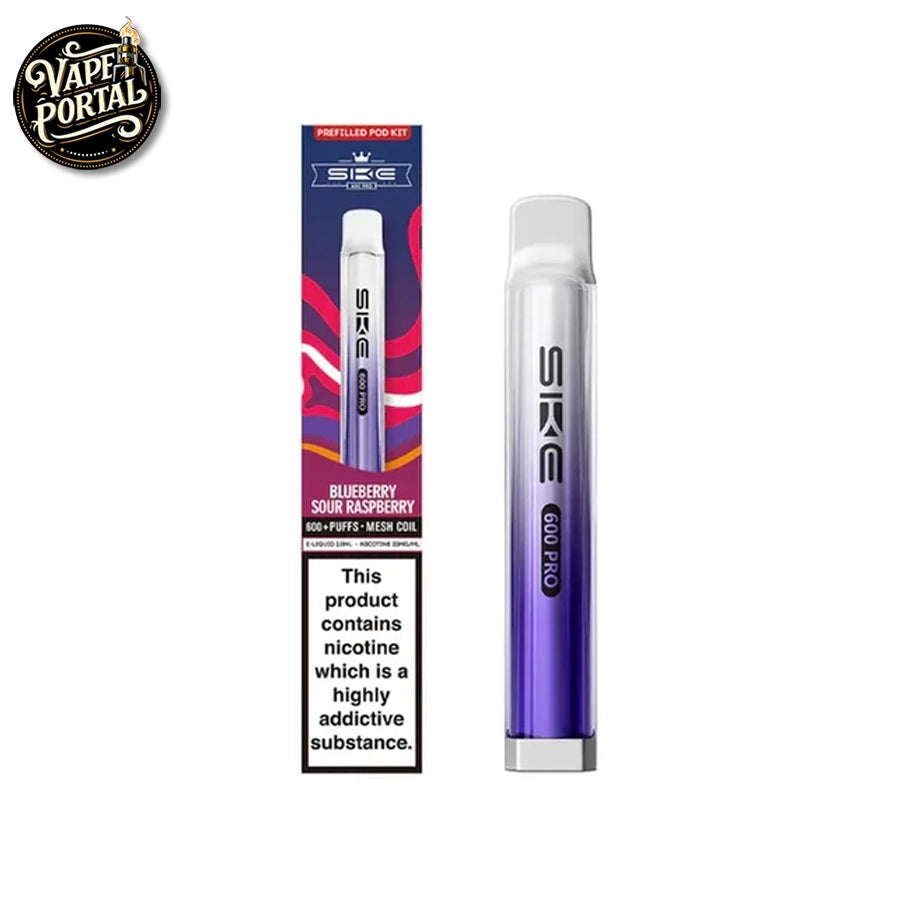 SKE Crystal Pro 600 Prefilled Vape Kit Blue Sour Raspberry
