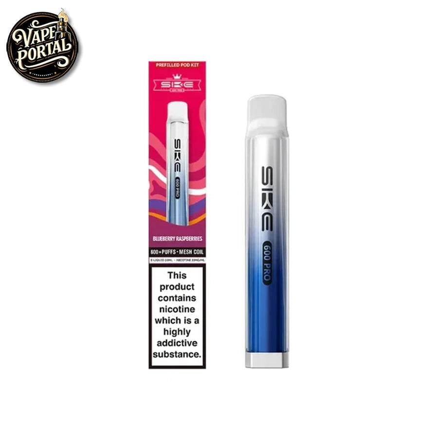 SKE Crystal Pro 600 Prefilled Vape Kit Blueberry Raspberries
