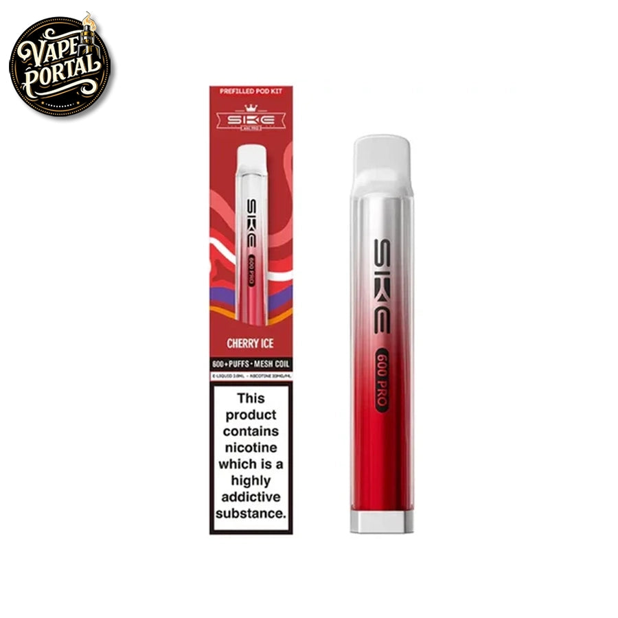 SKE Crystal Pro 600 Prefilled Vape Kit Cherry Ice