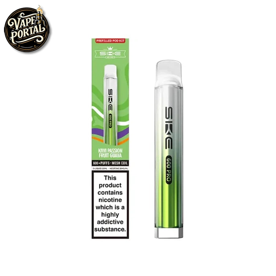 SKE Crystal Pro 600 Prefilled Vape Kit Kiwi Passion Fruit Guava