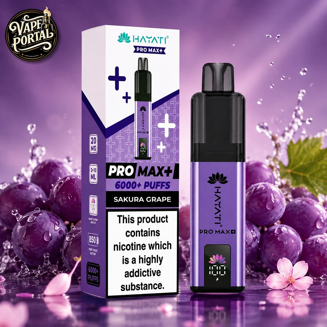 Hayati Pro Max+ 6000 Puffs Sakura Grape