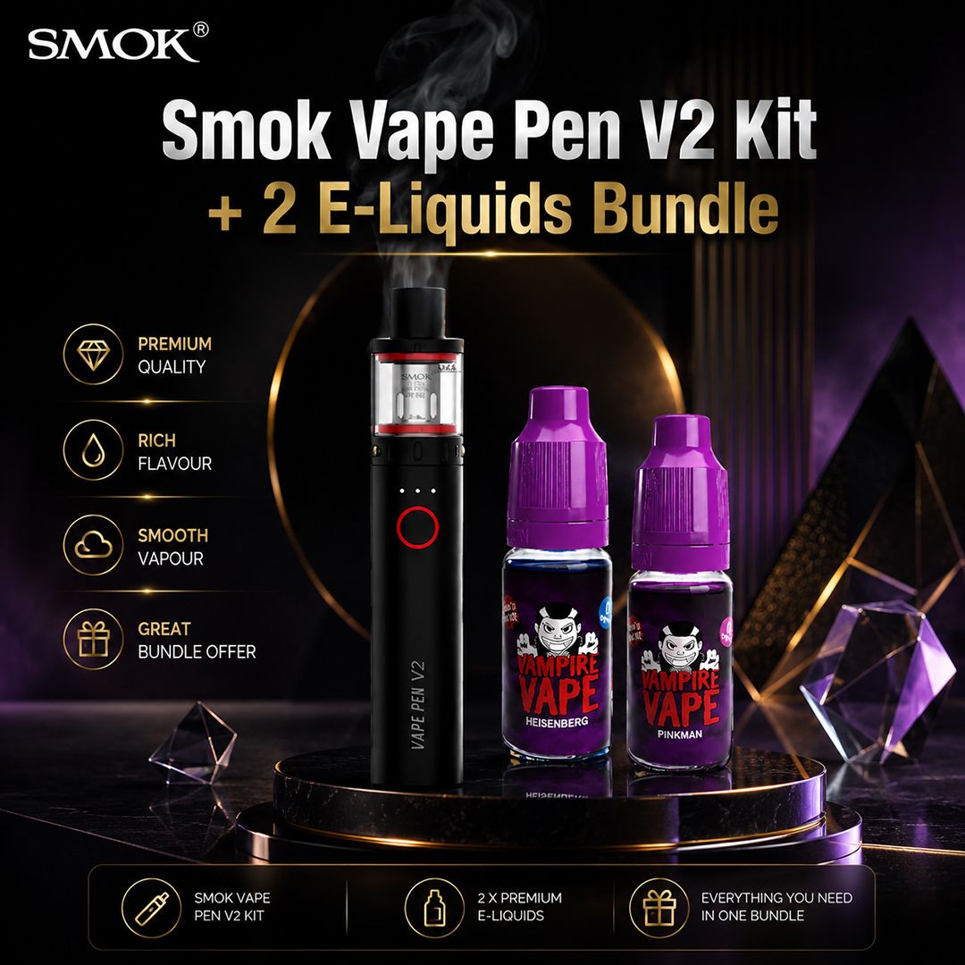 Smok Vape Pen V2 Kit + 2 E-Liquids Bundle