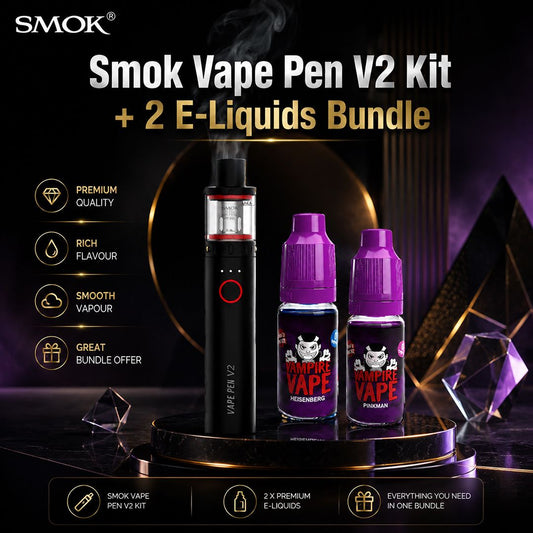 Smok Vape Pen V2 Kit + 2 E-Liquids Bundle