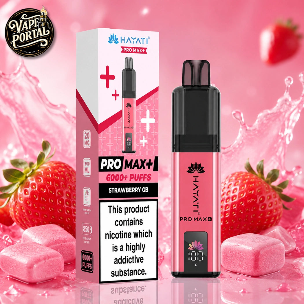Hayati Pro Max+ 6000 Puffs Strawberry GB