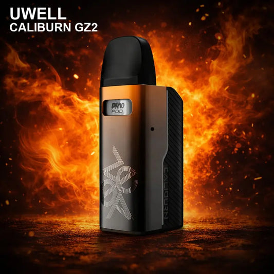 Uwell Caliburn GZ2 Vape Pod Kit - Orange & Black