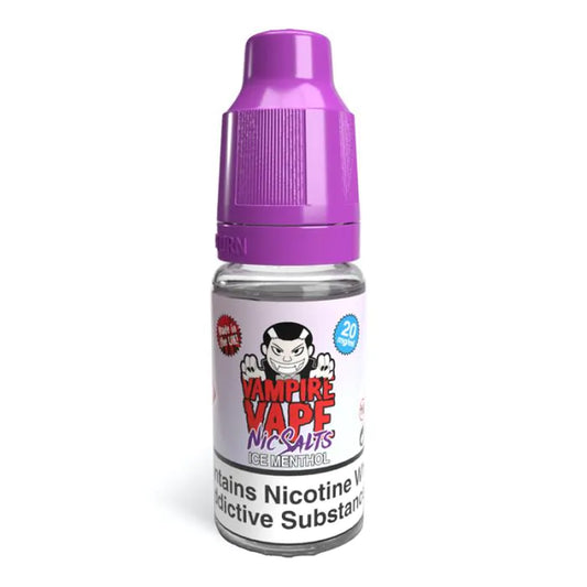 Ice Menthol Nic Salt Vape Juice 10ml | Vampire Vape